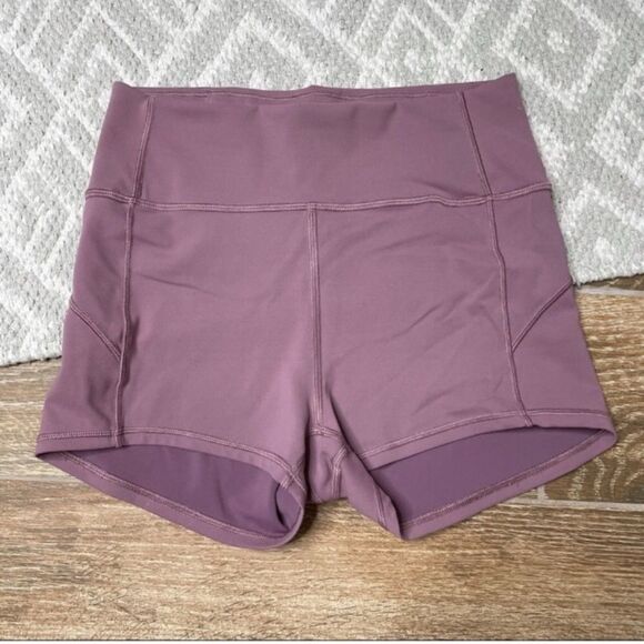 lululemon athletica Pants - Lululemon In Movement Shorts Mauve Size 10